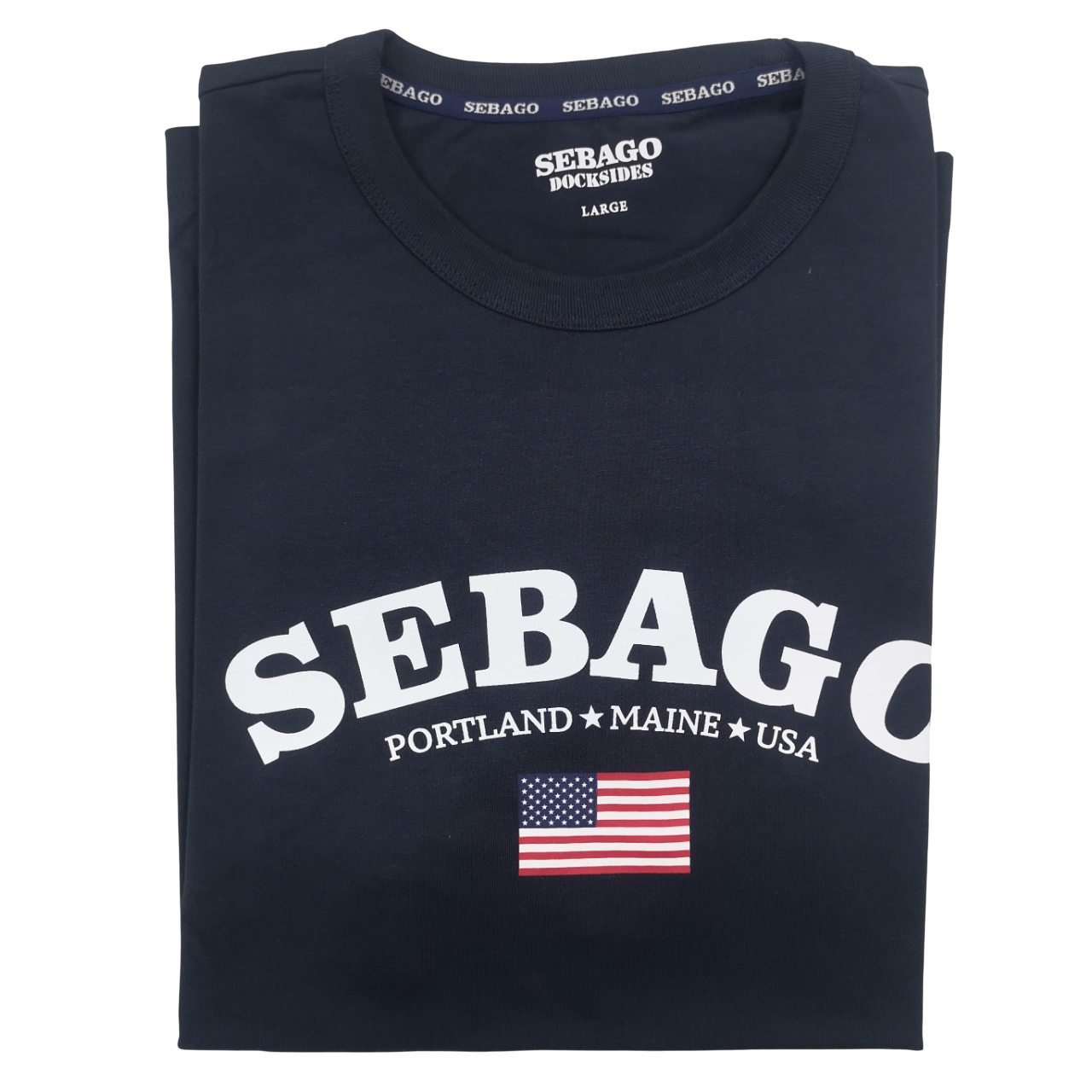 Sebago Rudder T-Shirt  Blue Marine