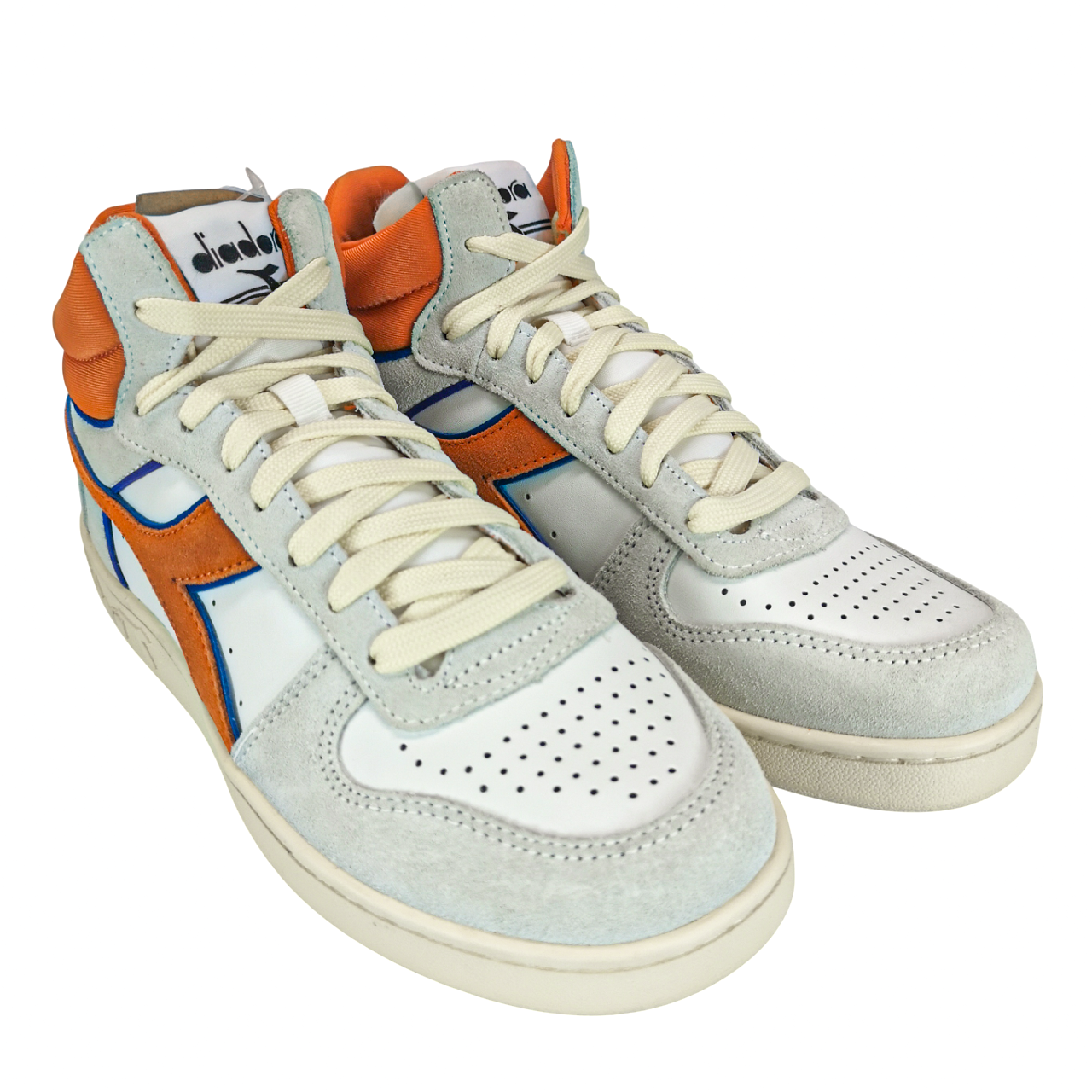 DIADORA Leather  Magic Basket Denim Mid HI Sneaker