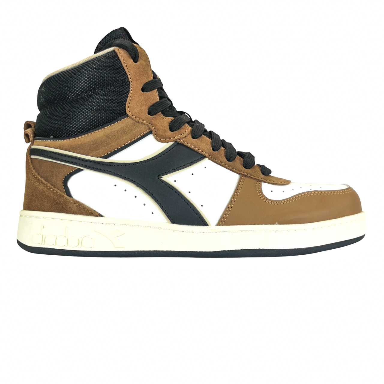 Diadora Leather Basket Mid Brown Earth Sneaker