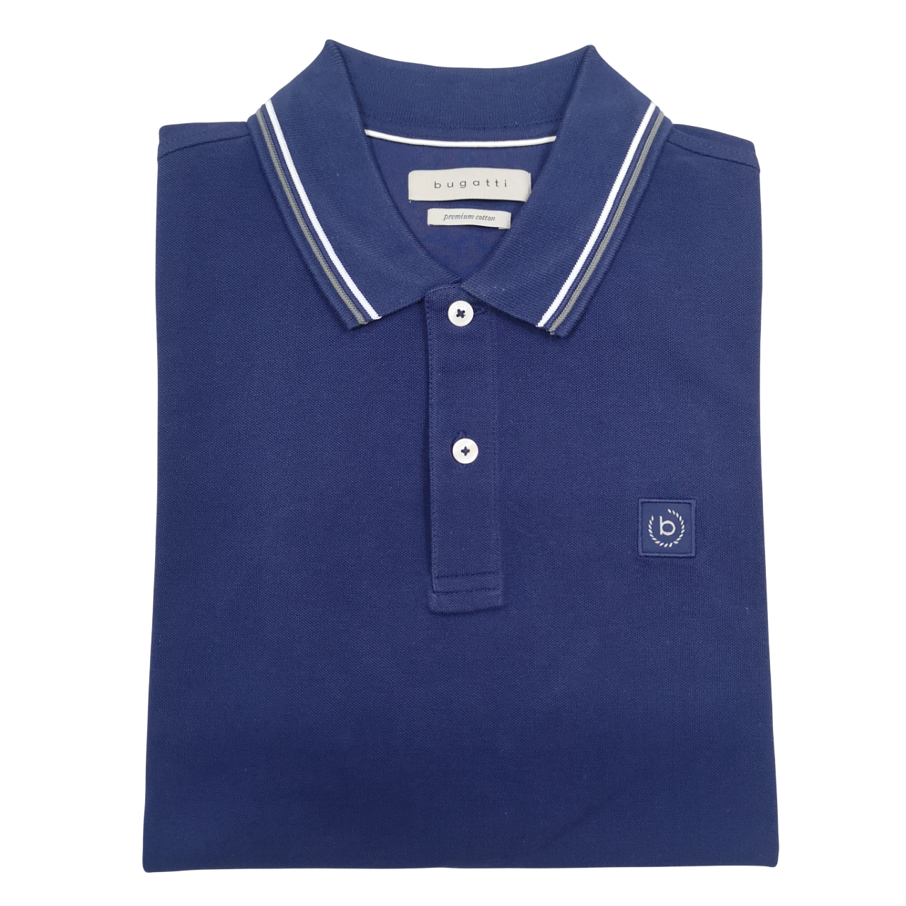 Bugatti Navy Blue Core Logo Golfer