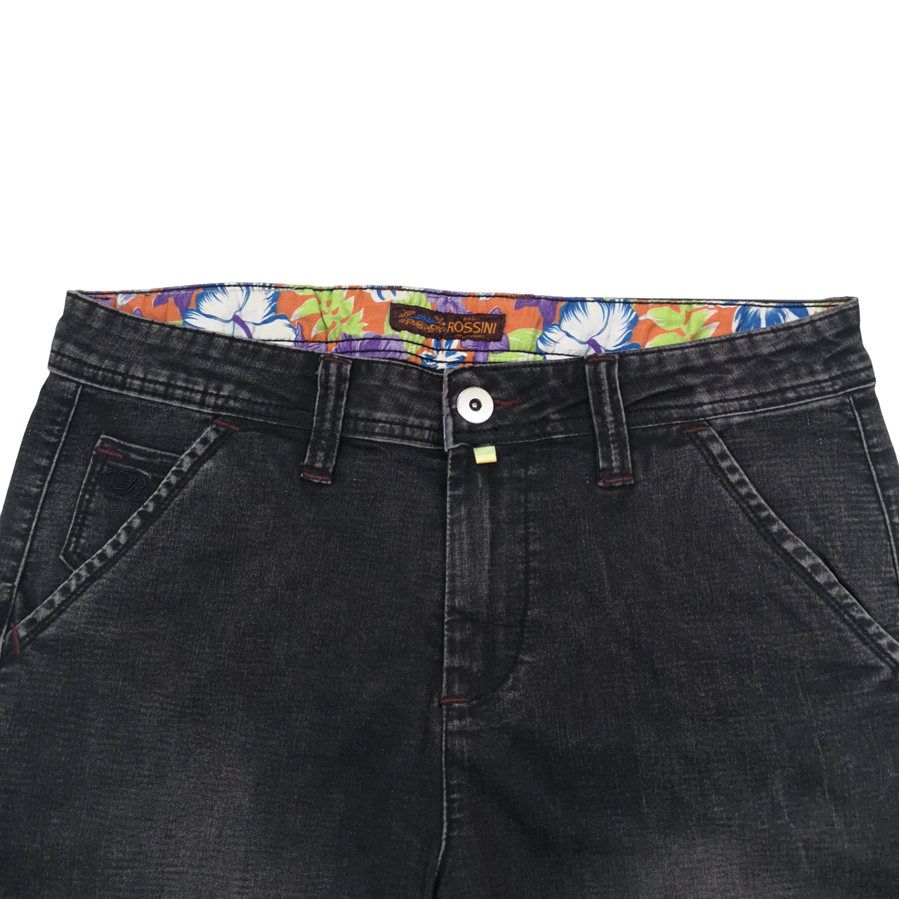 Rossini Roma Black Denim Jeans