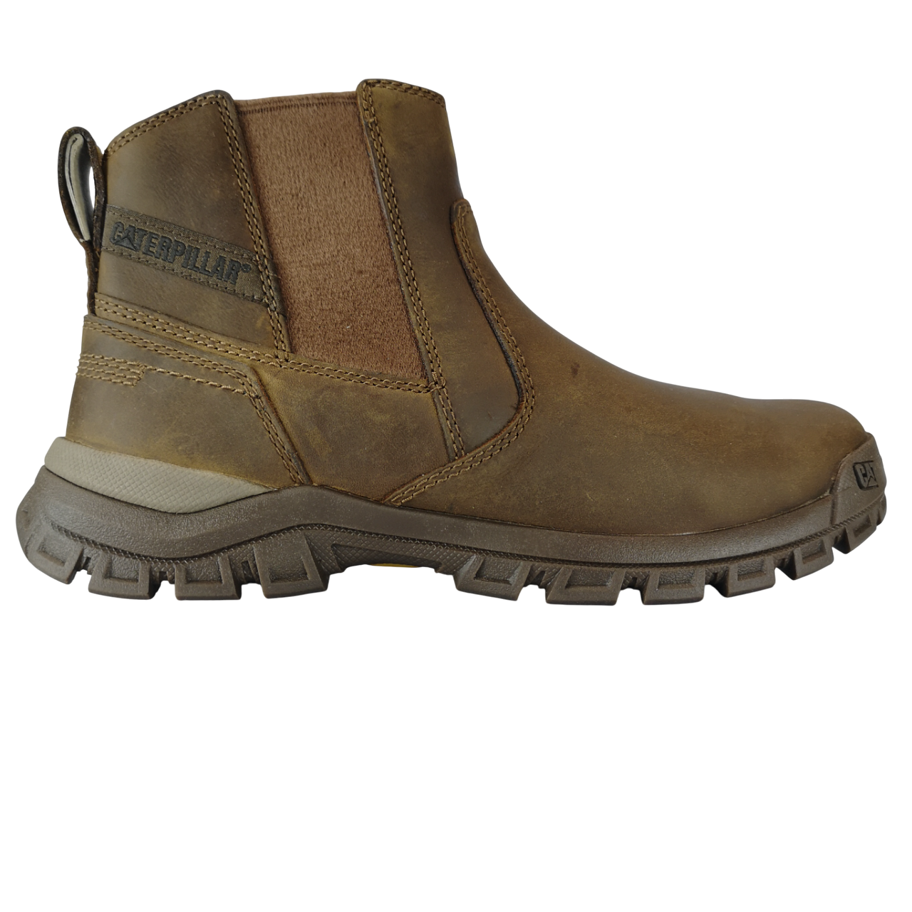 Caterpillar Threshold Tan Brown Chelsea Boots