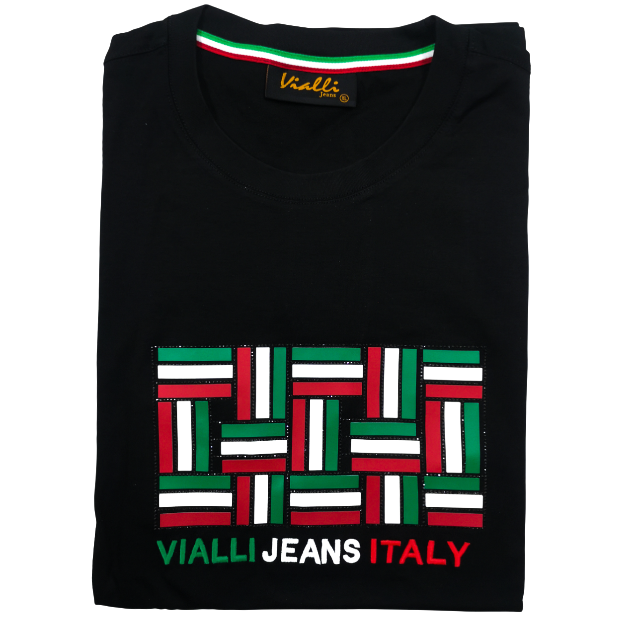 Vialli Itile Black T Shirt