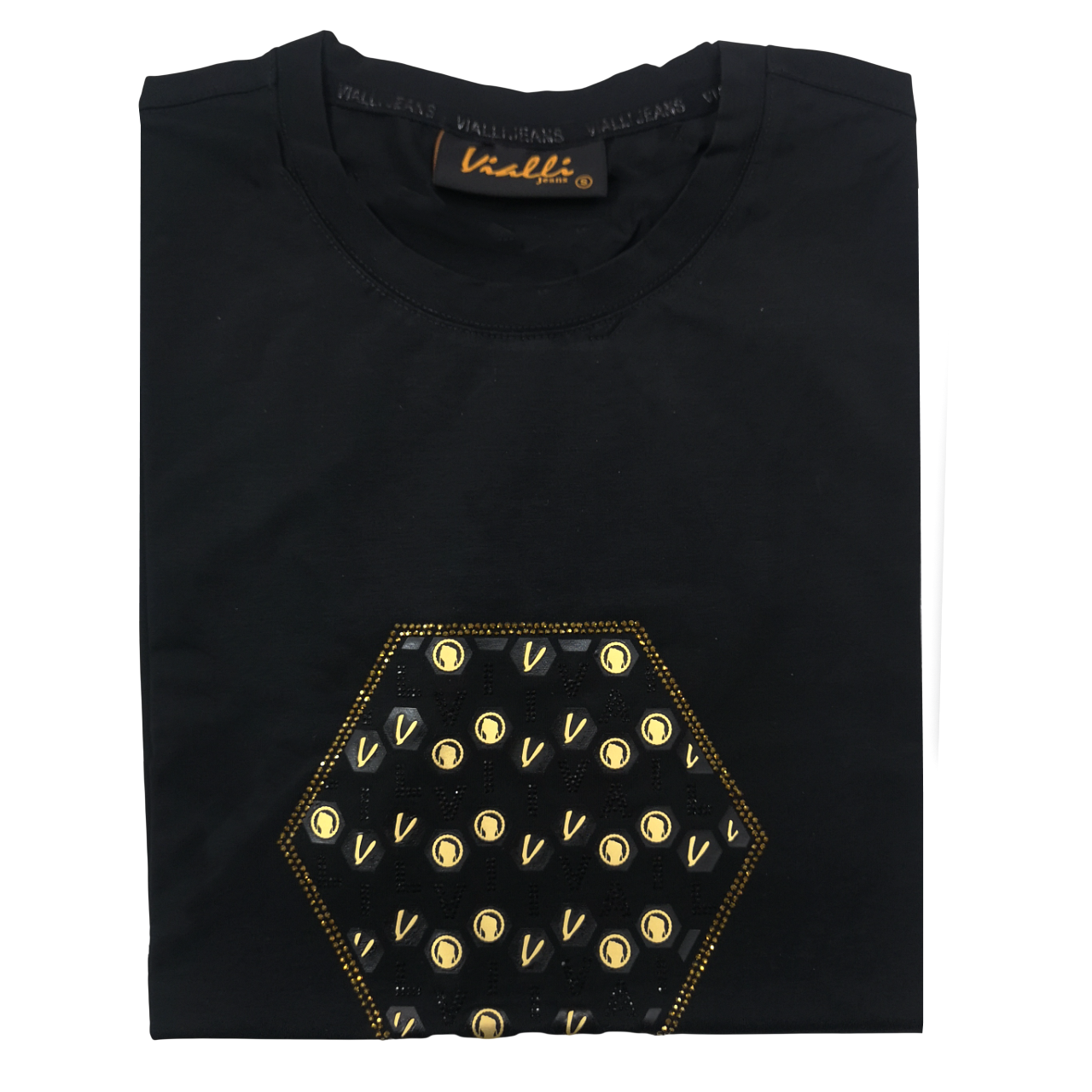 Vialli IMpower Black V T shirt