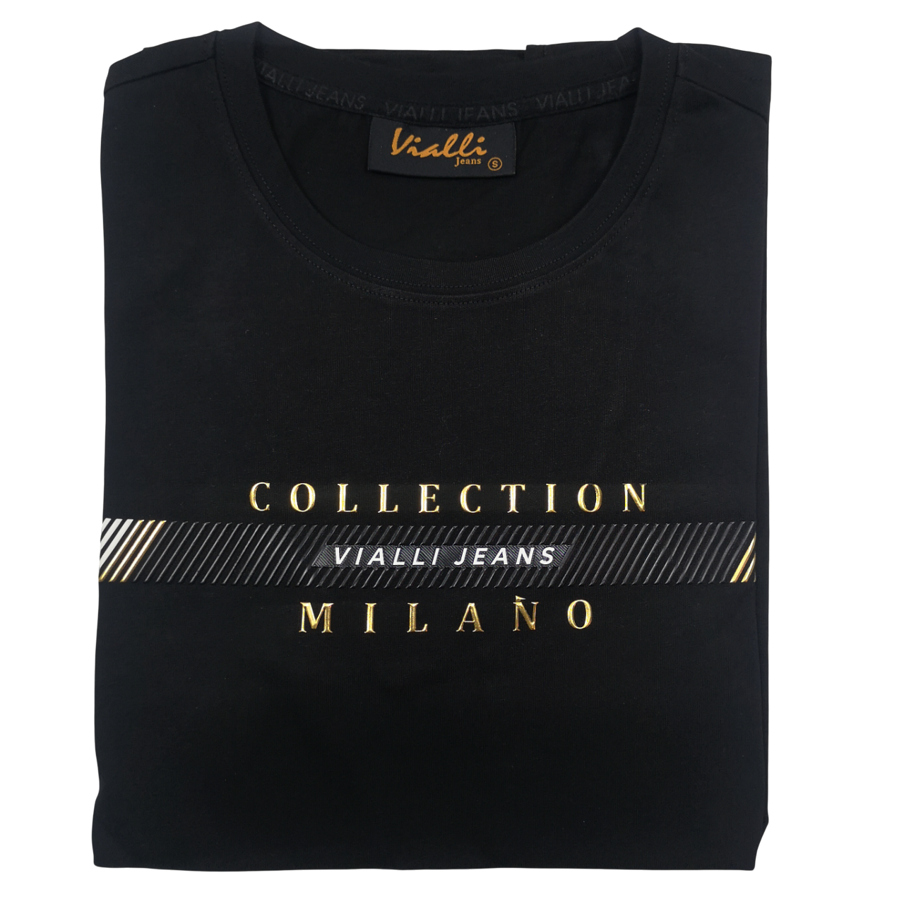 Vialli Cero Black T Shirt