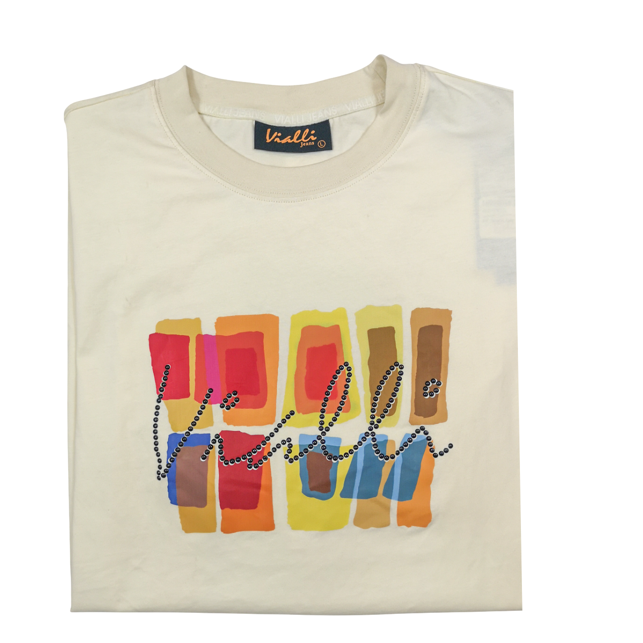 Vialli Cream Canto Canary T Shirt