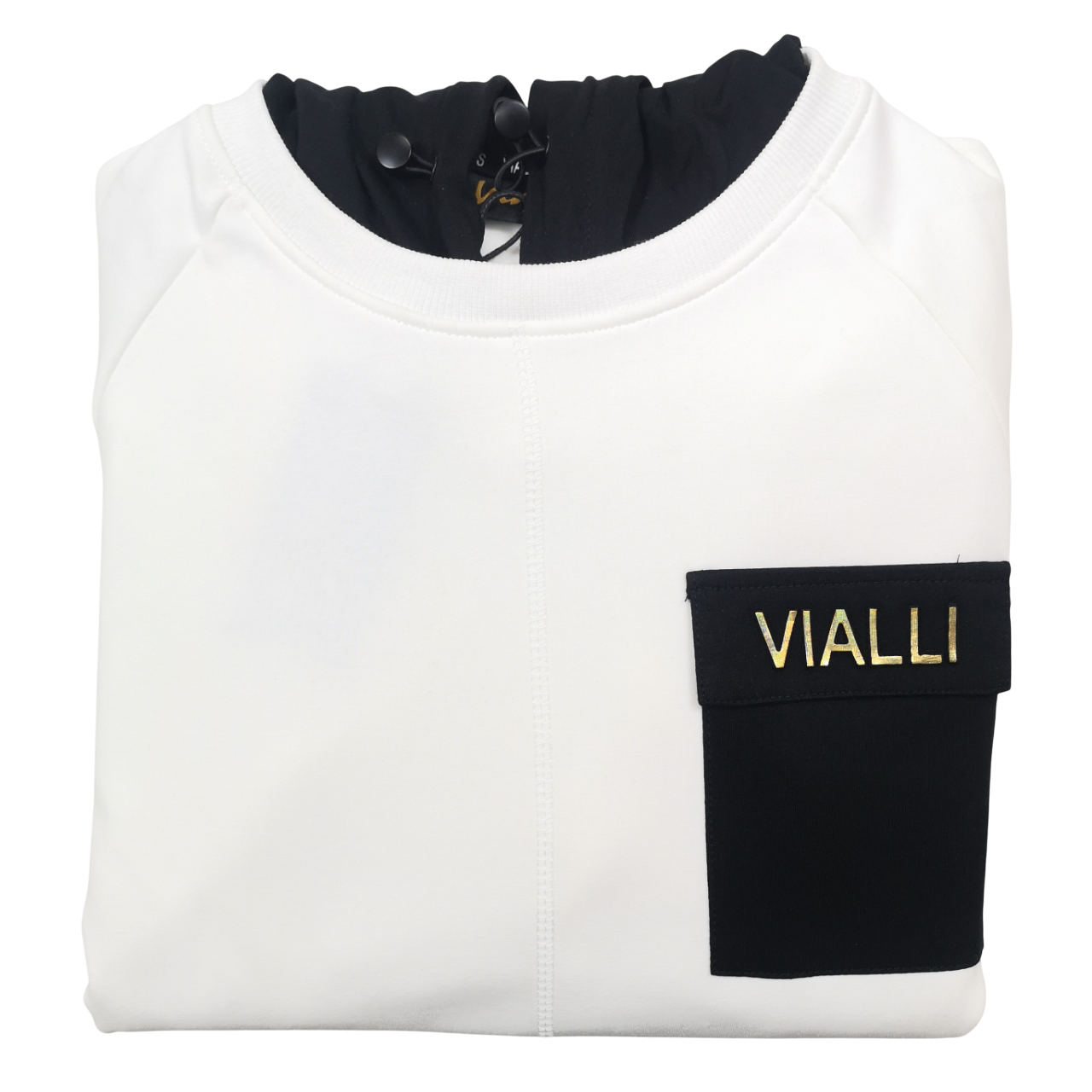 Vialli White Vista Hoody