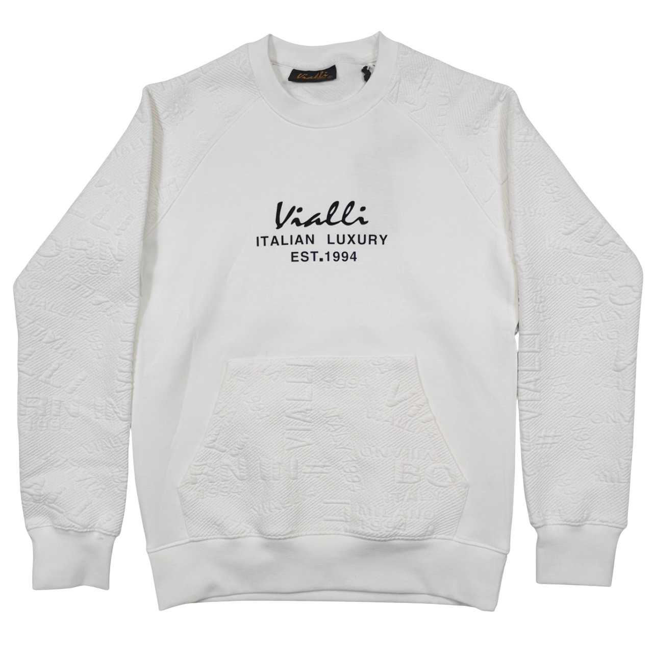 Vialli White Gallaxy Sweatshirt