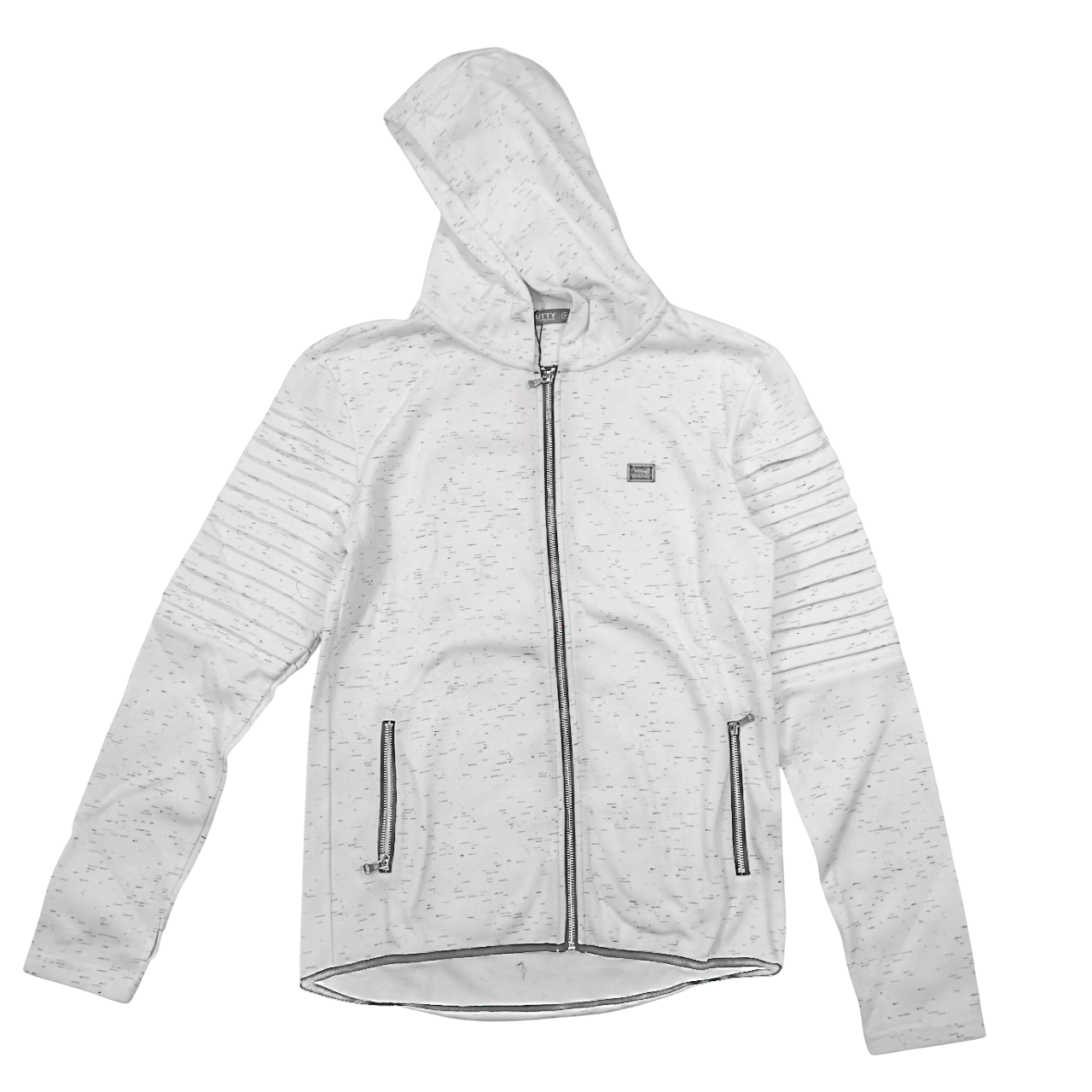 Cutty White Sweater Hooded Jacket