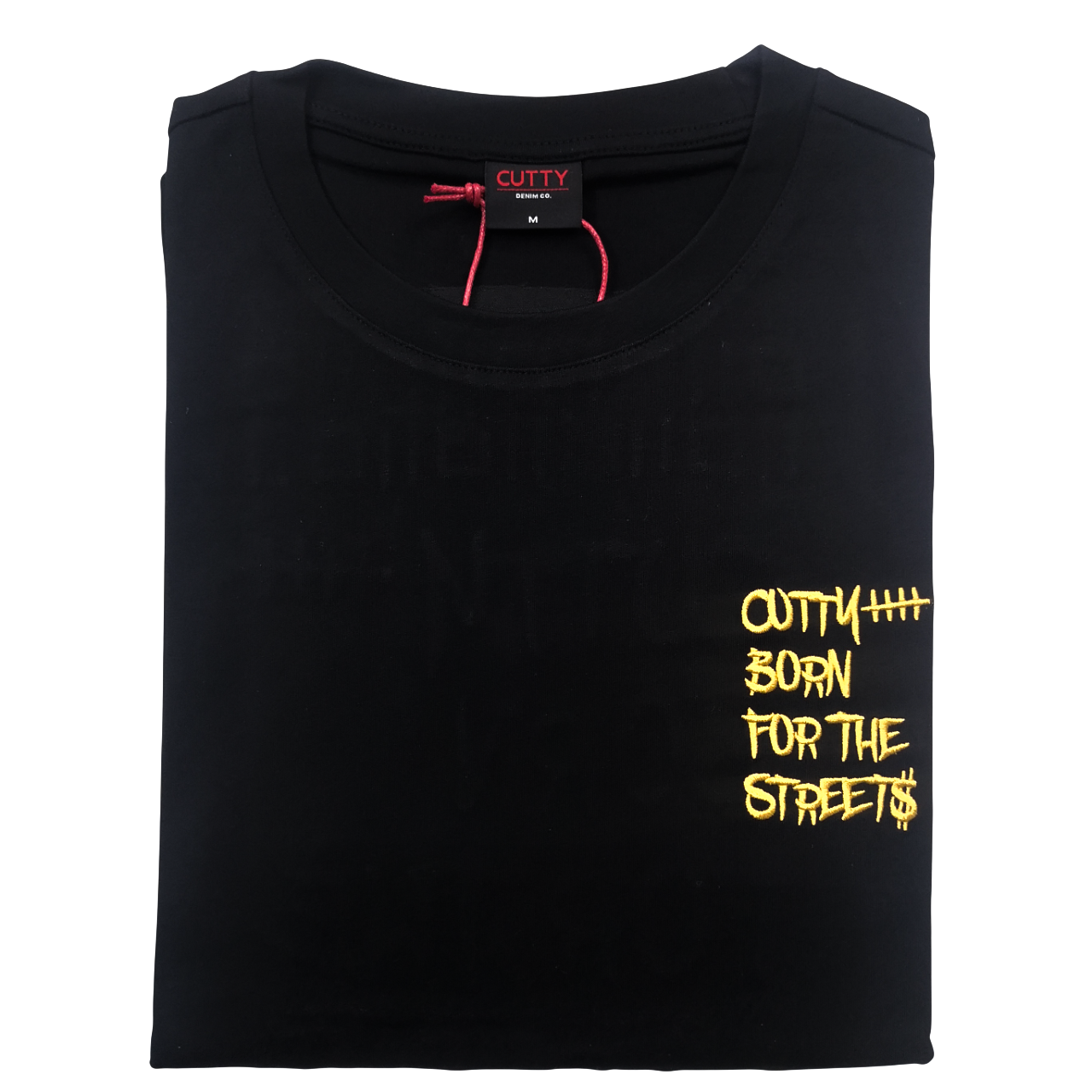 CUTTY BORN T-SHIRT( BLACK)