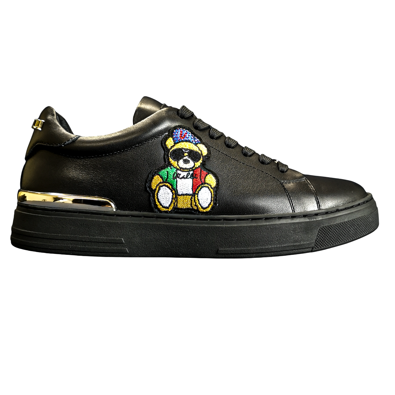 Vialli Garbisi Leather Black Sneaker