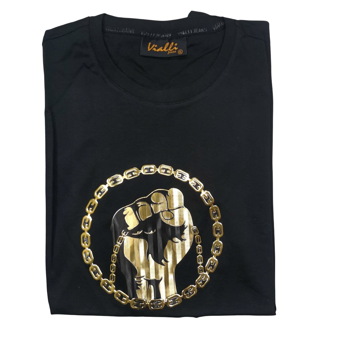 Vialli Ilowe Black T-Shirt