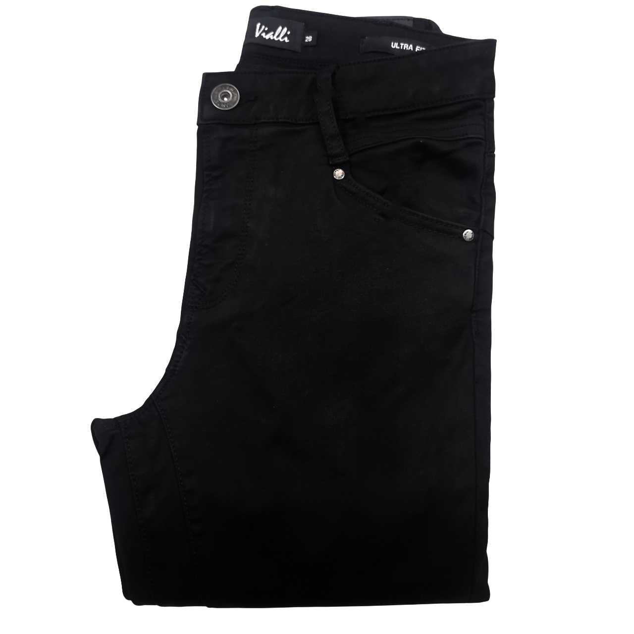 Vialli Ultra Fit Black Jean