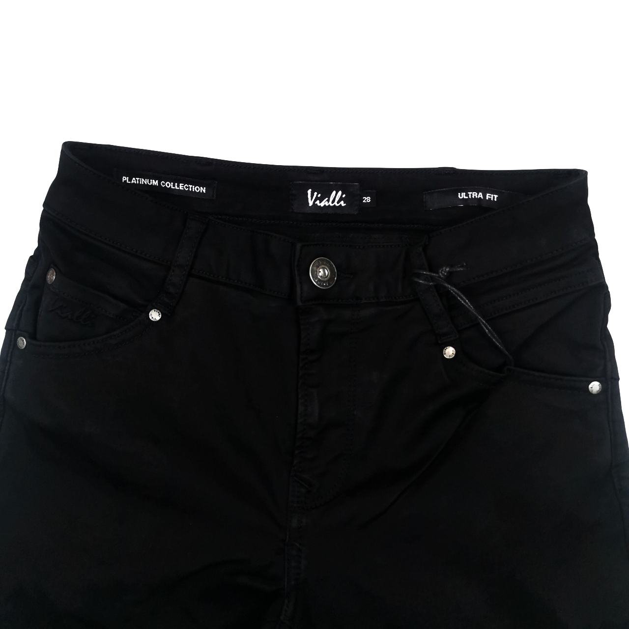 Vialli Ultra Fit Black Jean