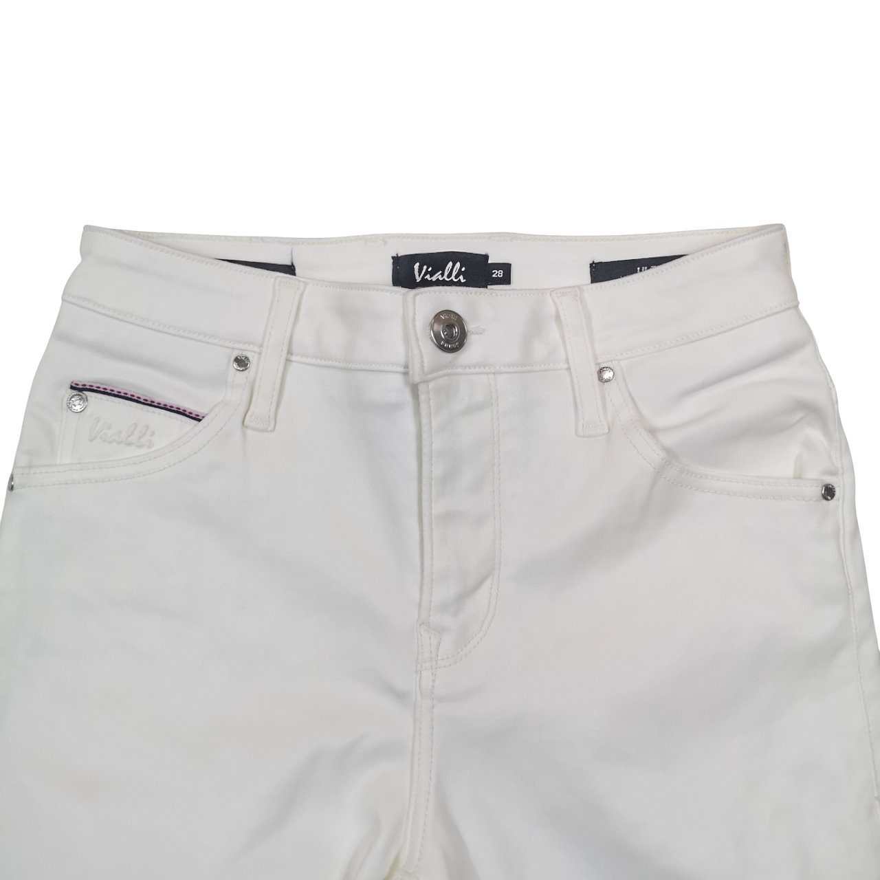 Vialli White Oil Ultra Fit Jean