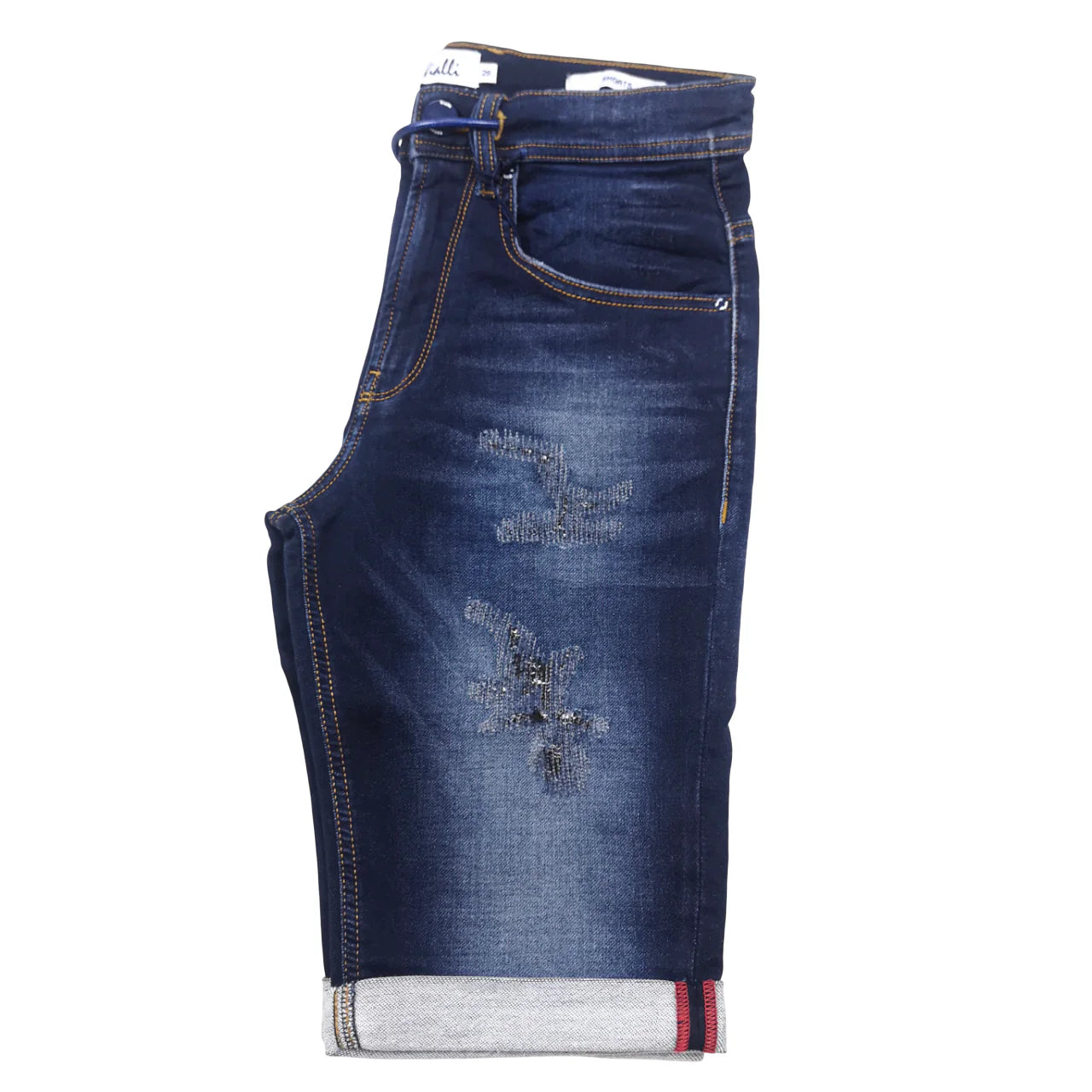 Vialli Falopinhsio Jogger Blue Denim Shorts