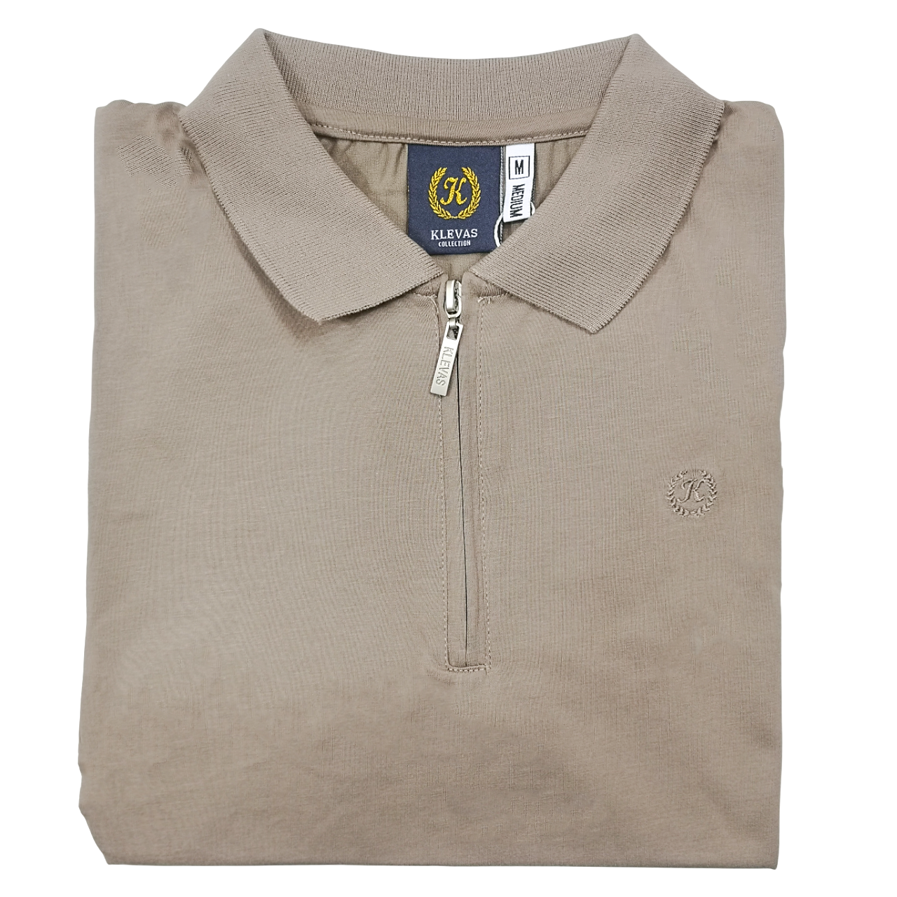 K7 Taupe 1/4 Zip Golfer