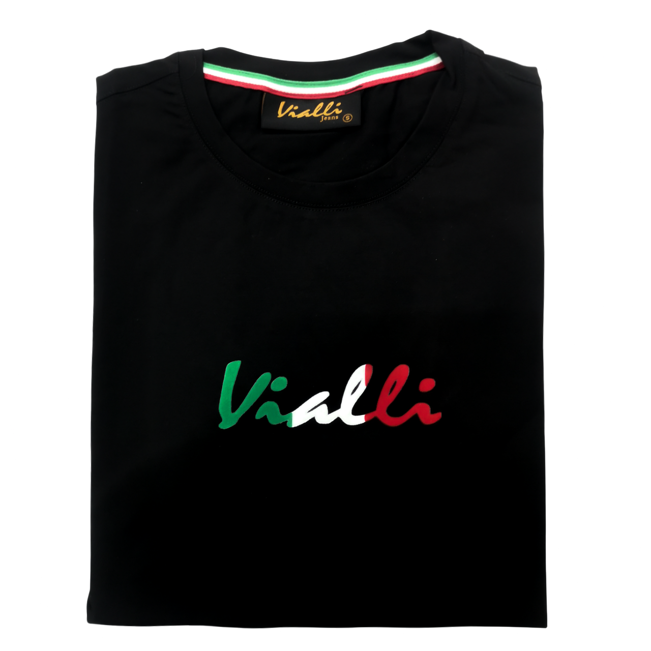 Vialli Item Black  T-Shirt