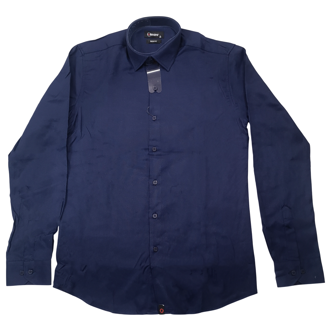 Lorenzini Navy Slim Fit Shirt