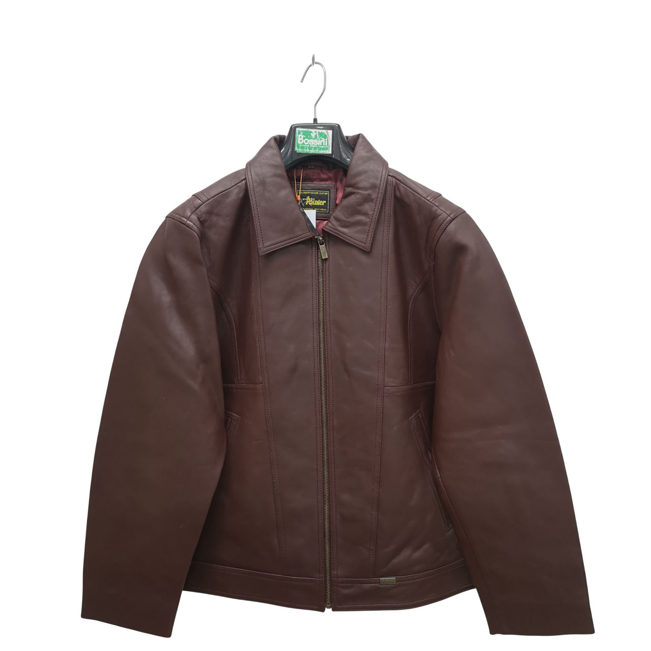 POINTER Leather Burgundy Jacket