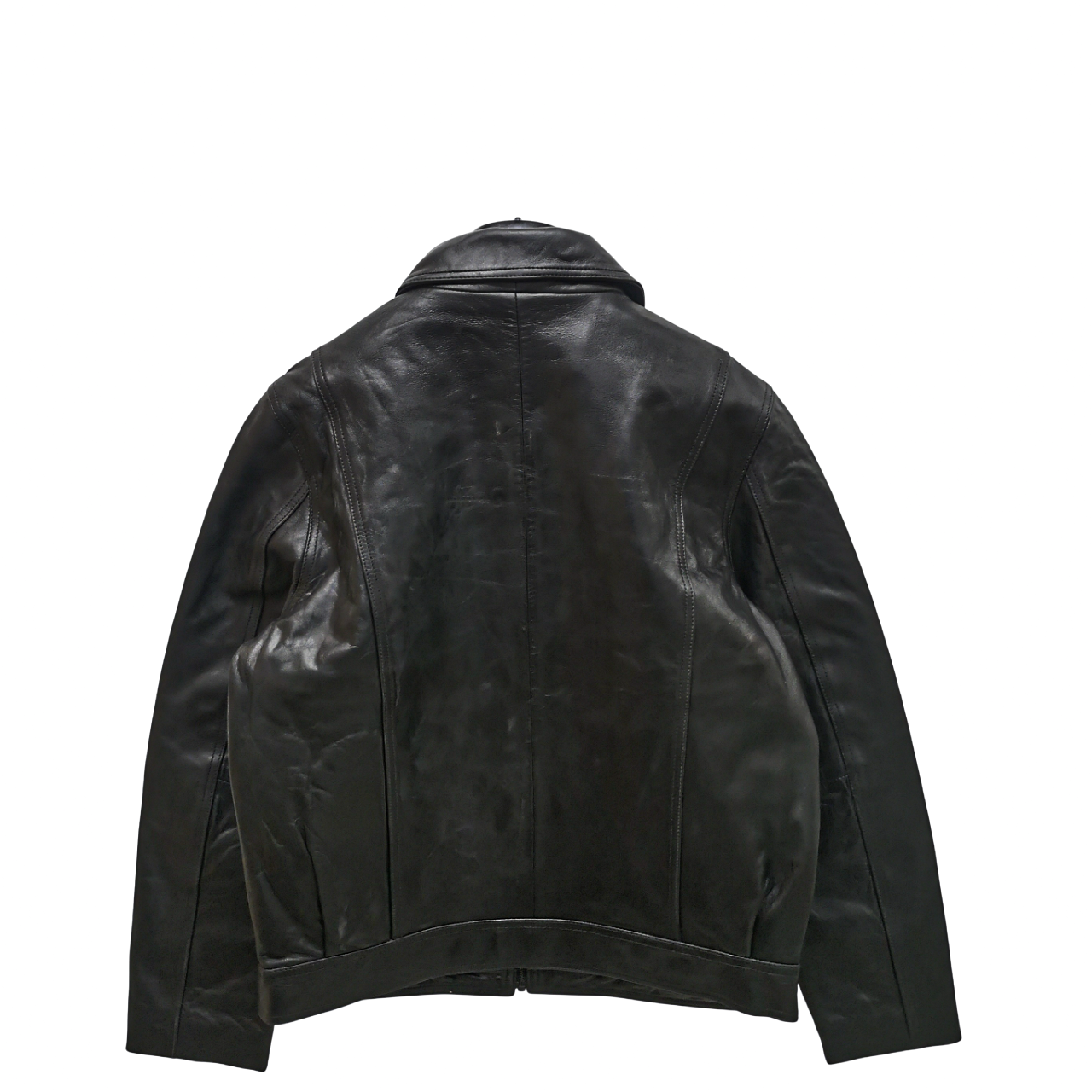 Pointer Original Leather Bunny Zip Jacket