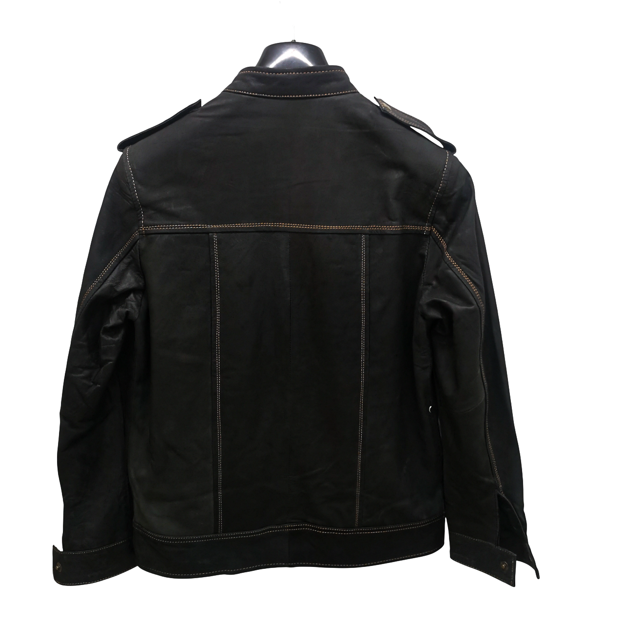 POINT Leather Black Biker  Jacket