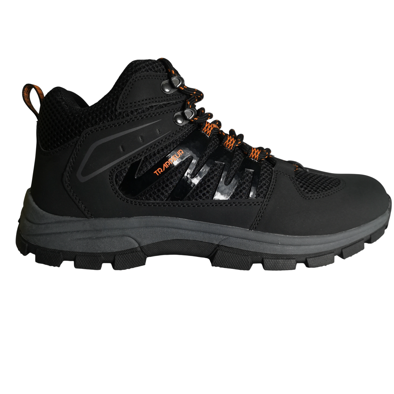 Trappeur Mens Black Hiker Shoe