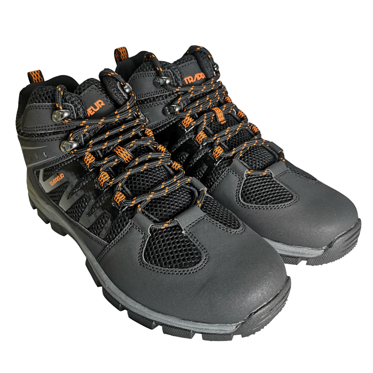 Trappeur Mens Black Hiker Shoe