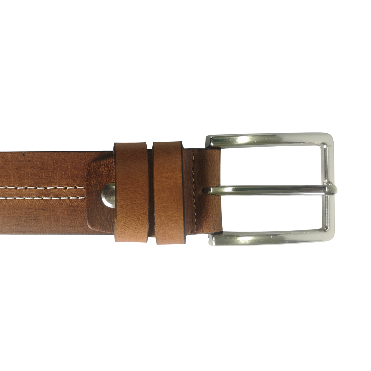 Raw Hyde Brown Leather Belt