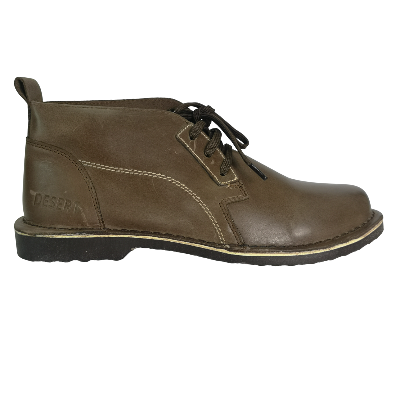 Desert Vellie Brown Leather Boot