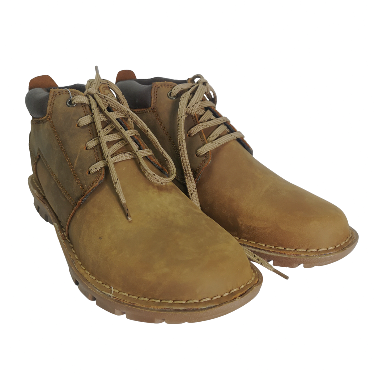 Desert Vellie Leather Cat Tan Boot