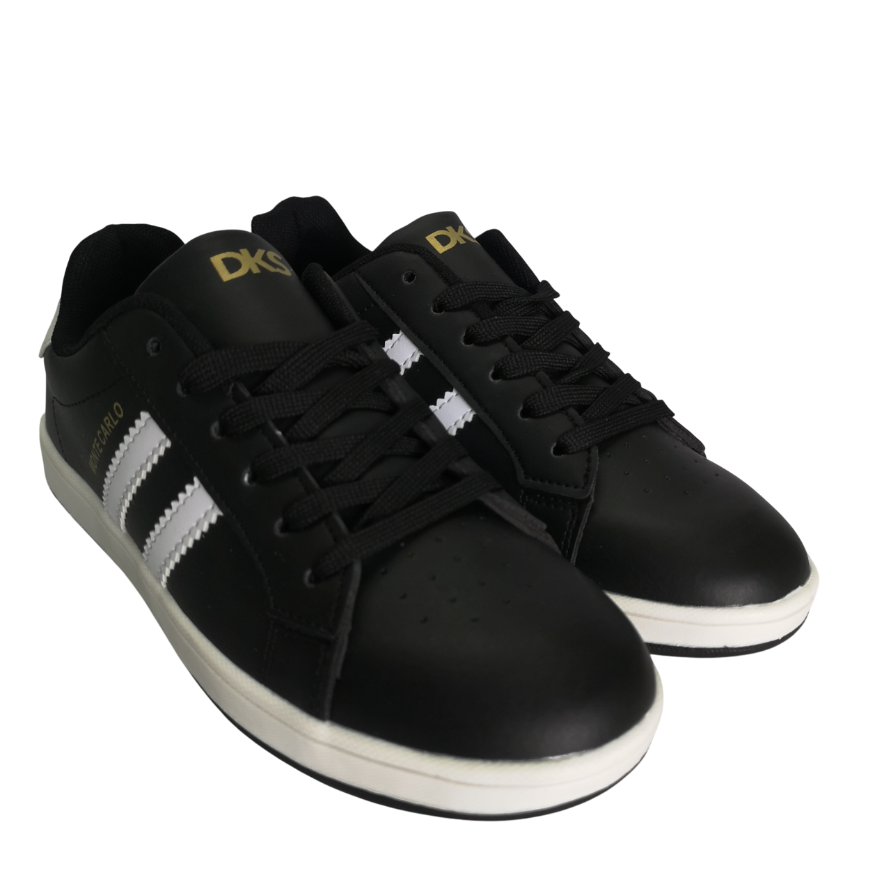 DKS Leather adi Youth Black White Sneaker