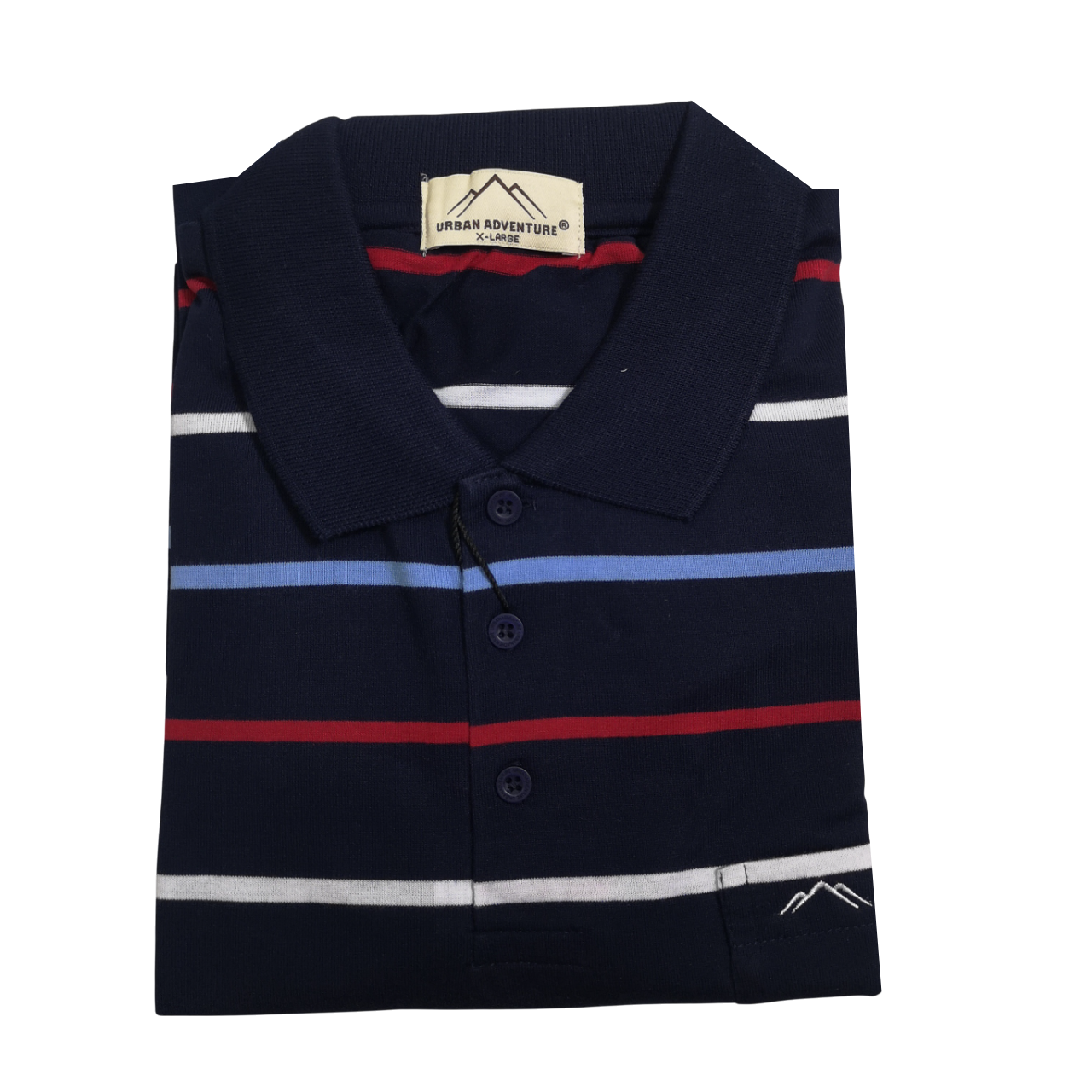 Urban Adventure Navy Stripe SS Golfer