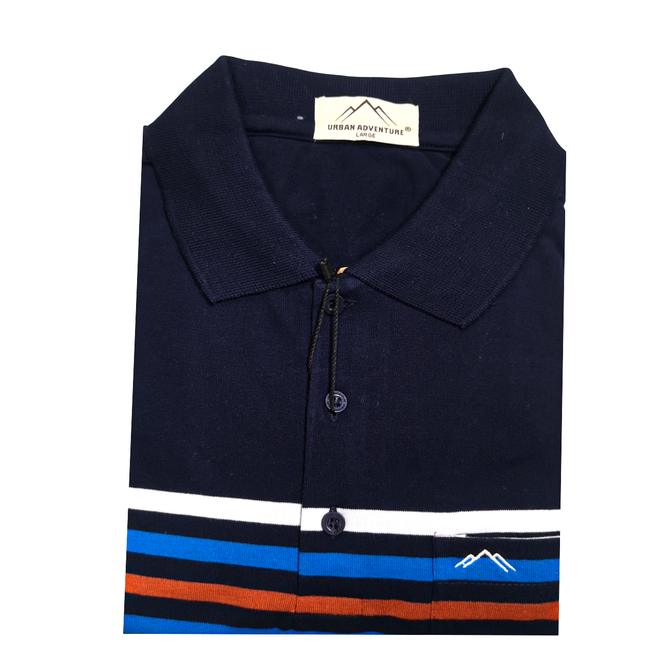 Urban Adventure Navy Stripe SS Golfer