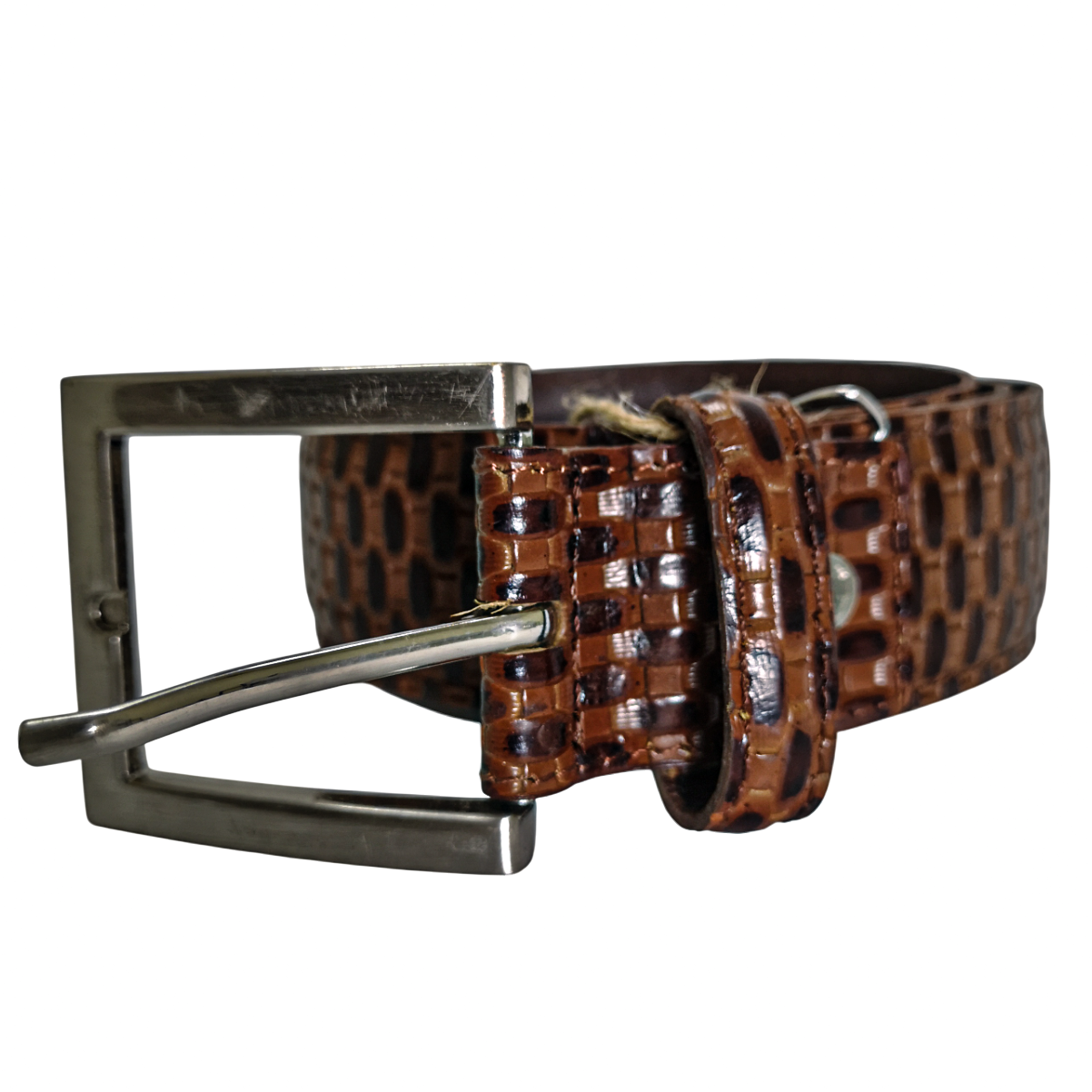 Nappa Leather Brown Belt