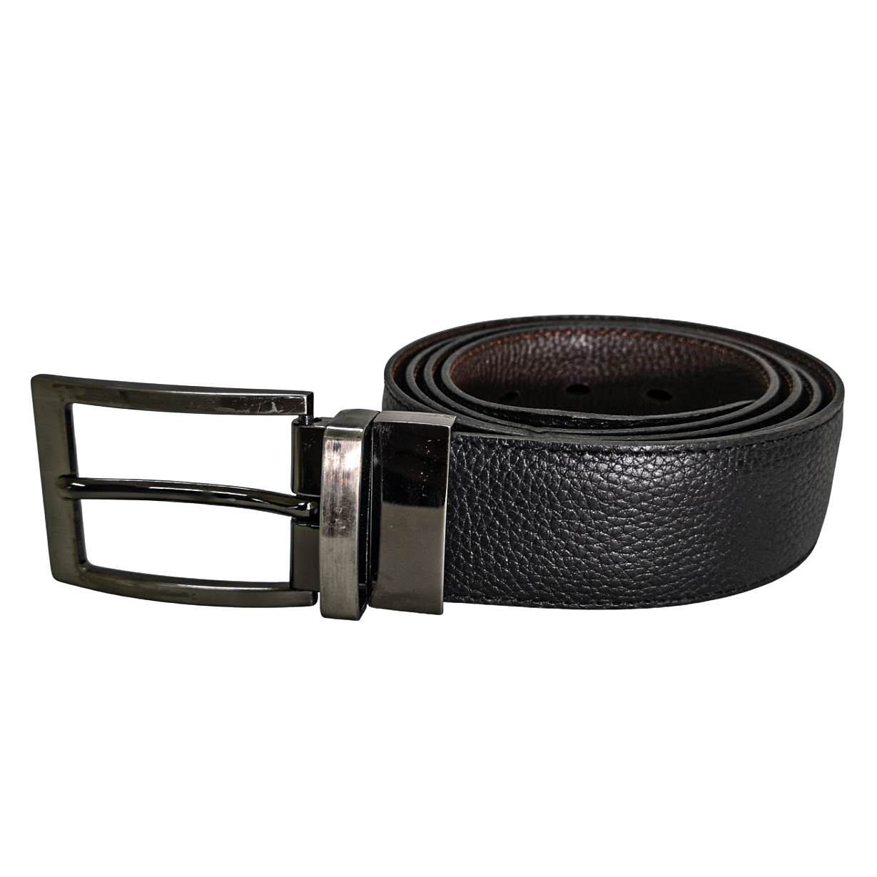 Black/Brown Formal Reversible Leather Belt