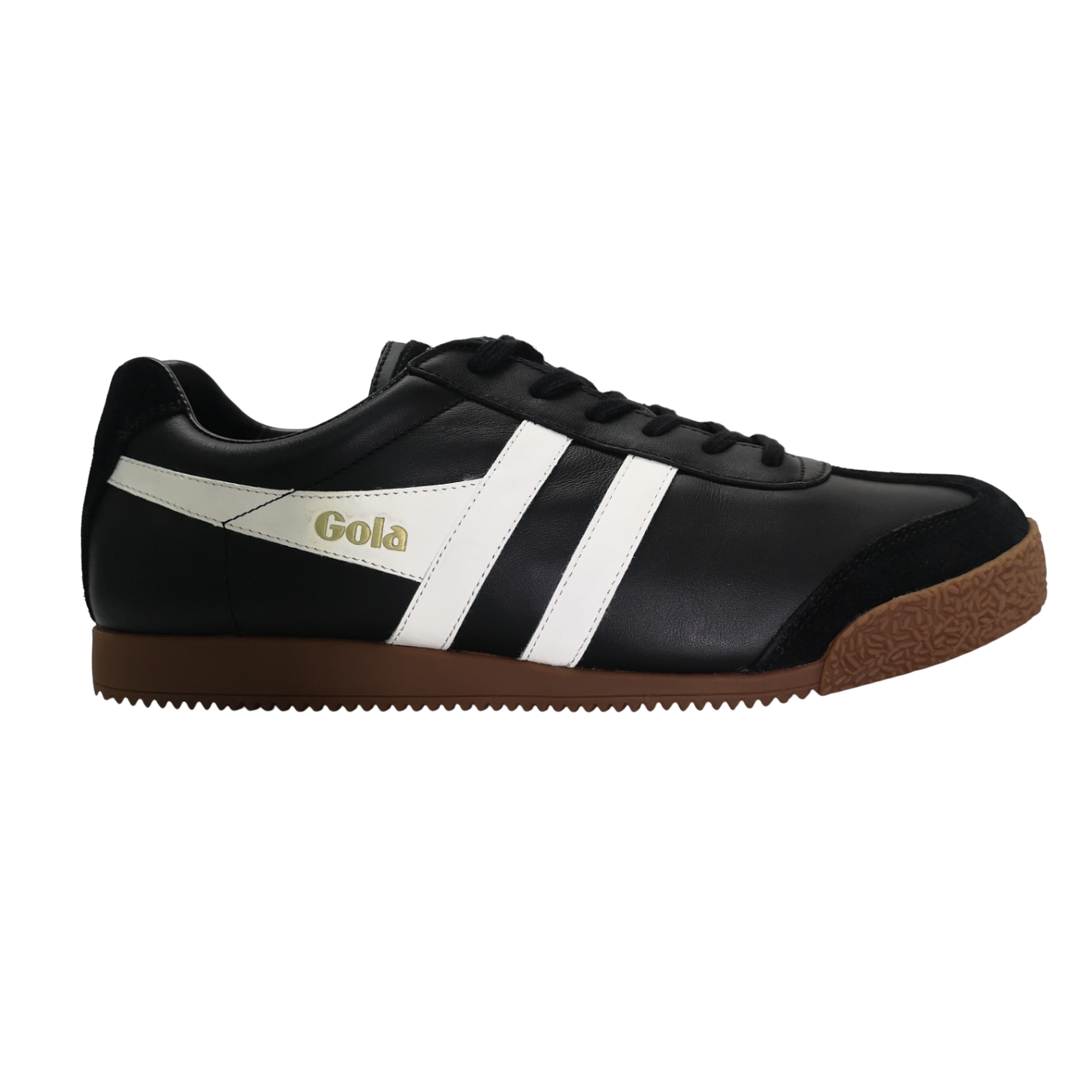 Gola Leather Black white Gum Sneaker