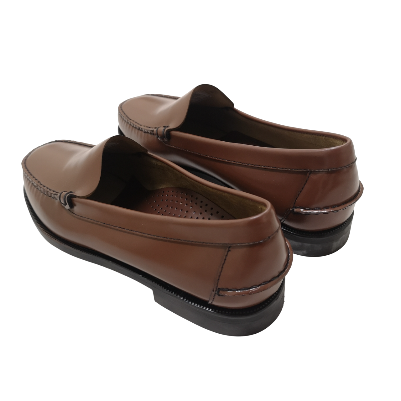 Sebago Leather Frank Man Brown Moccasin