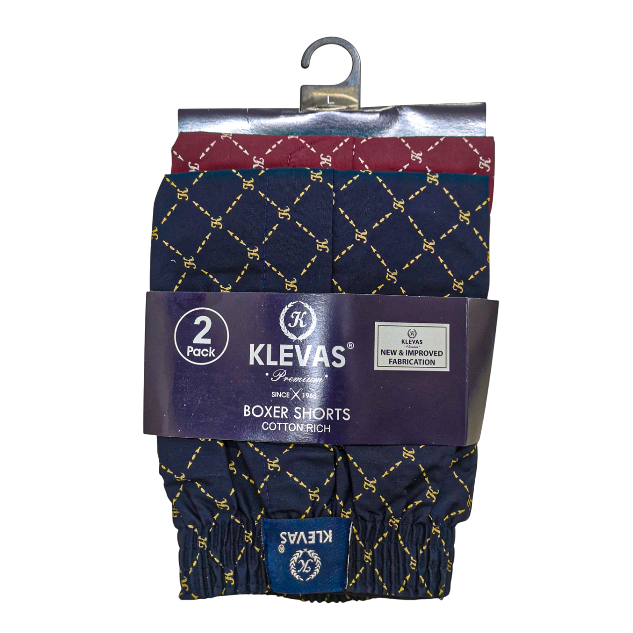 Klevas 2 Pack Boxer Shorts