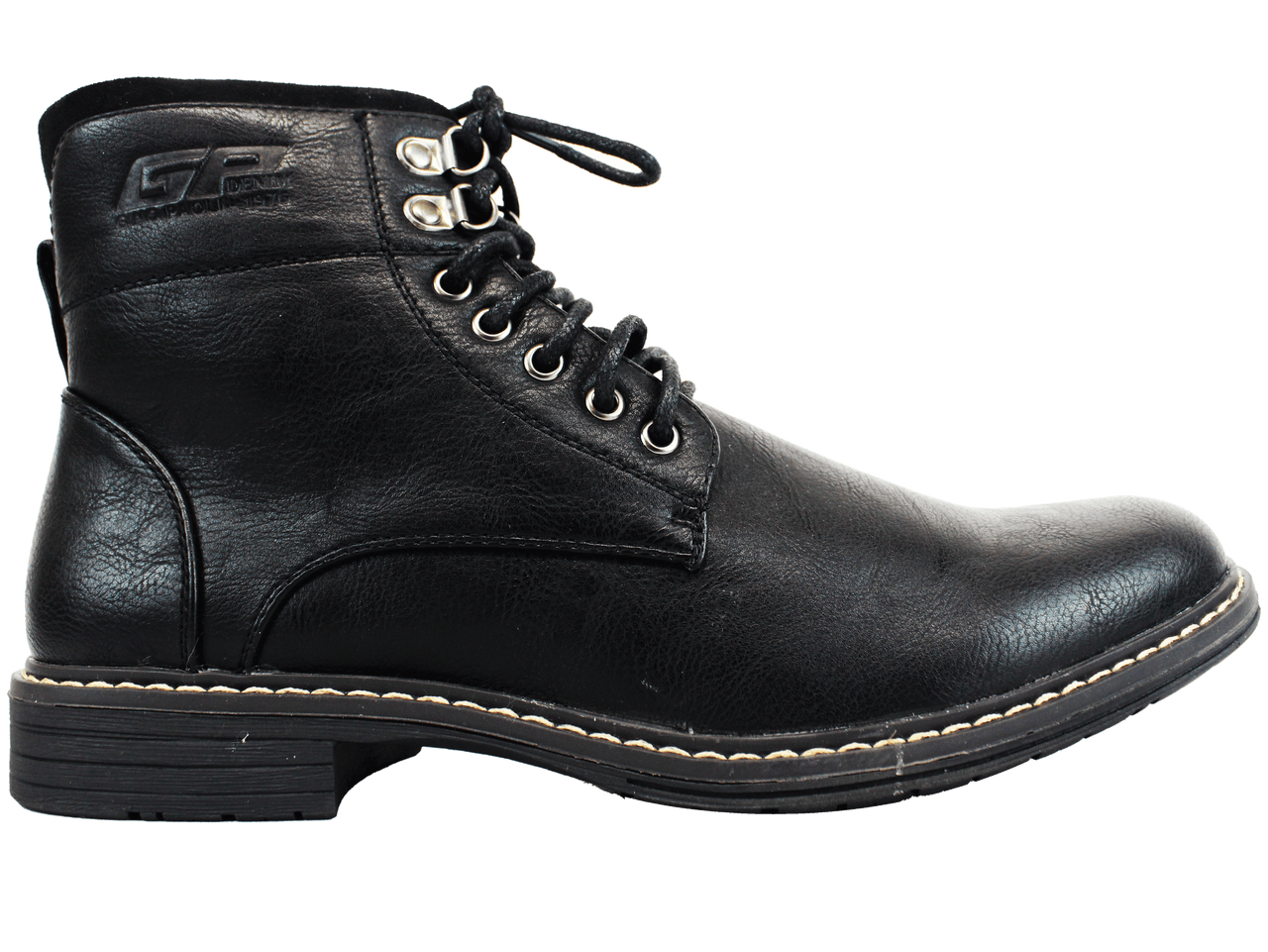 GINO PAOLI Black Lace Up Boot