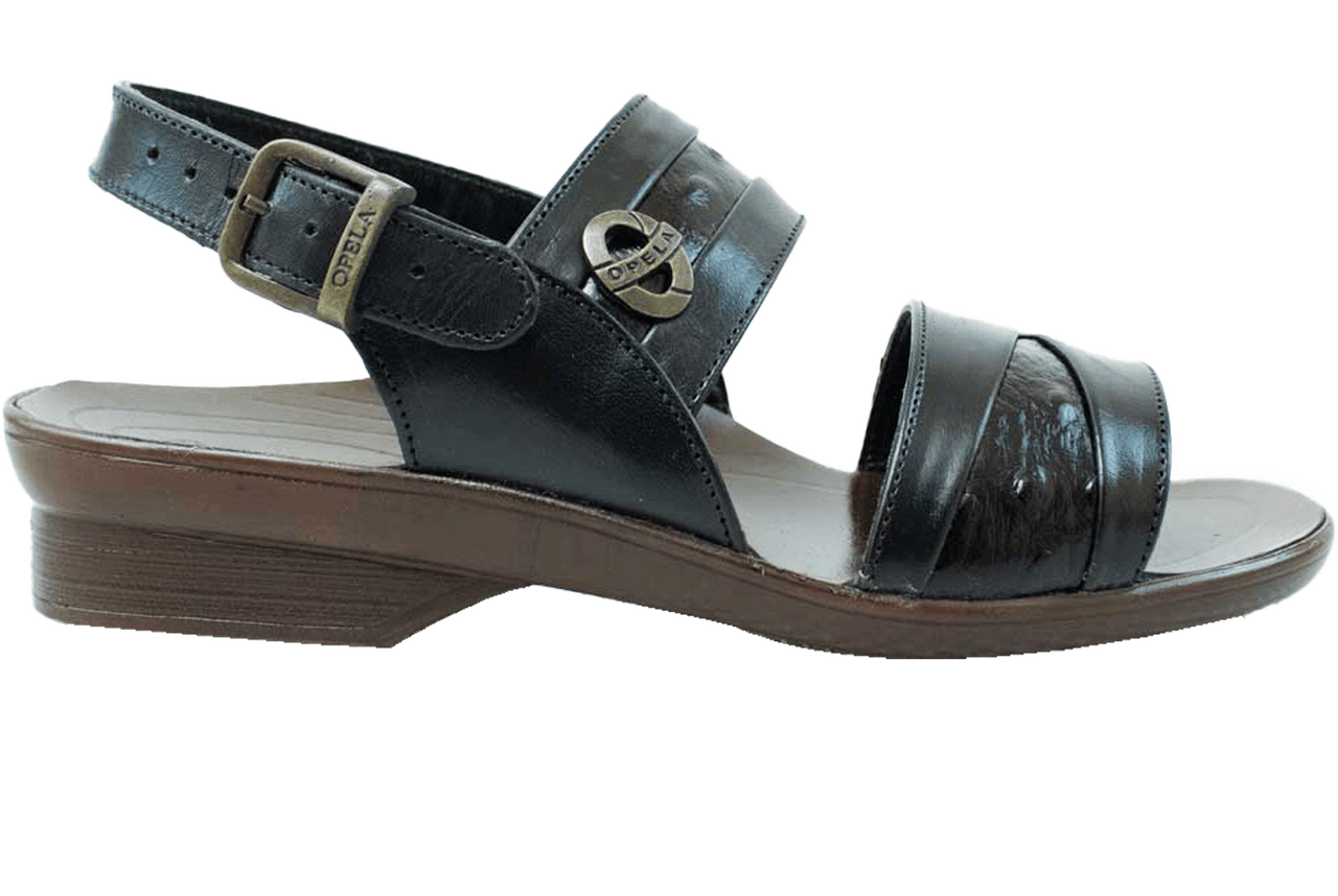 Opela O.strich Black Sandal