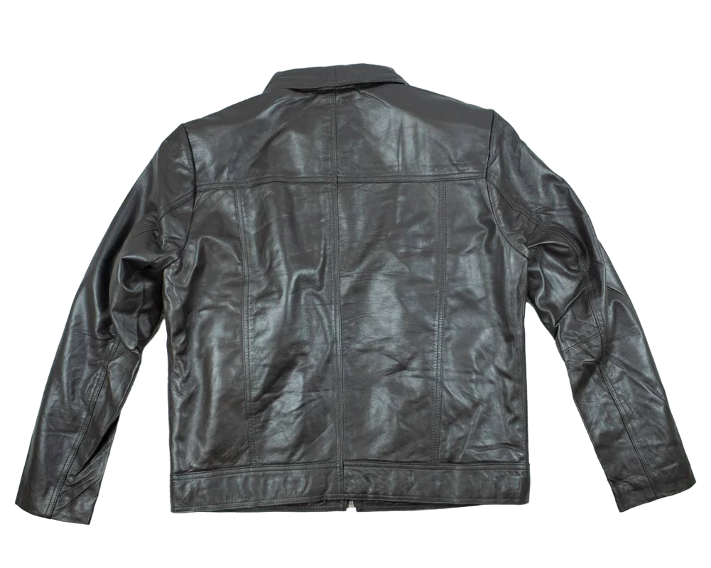 Leather Point Choc Brown Jacket