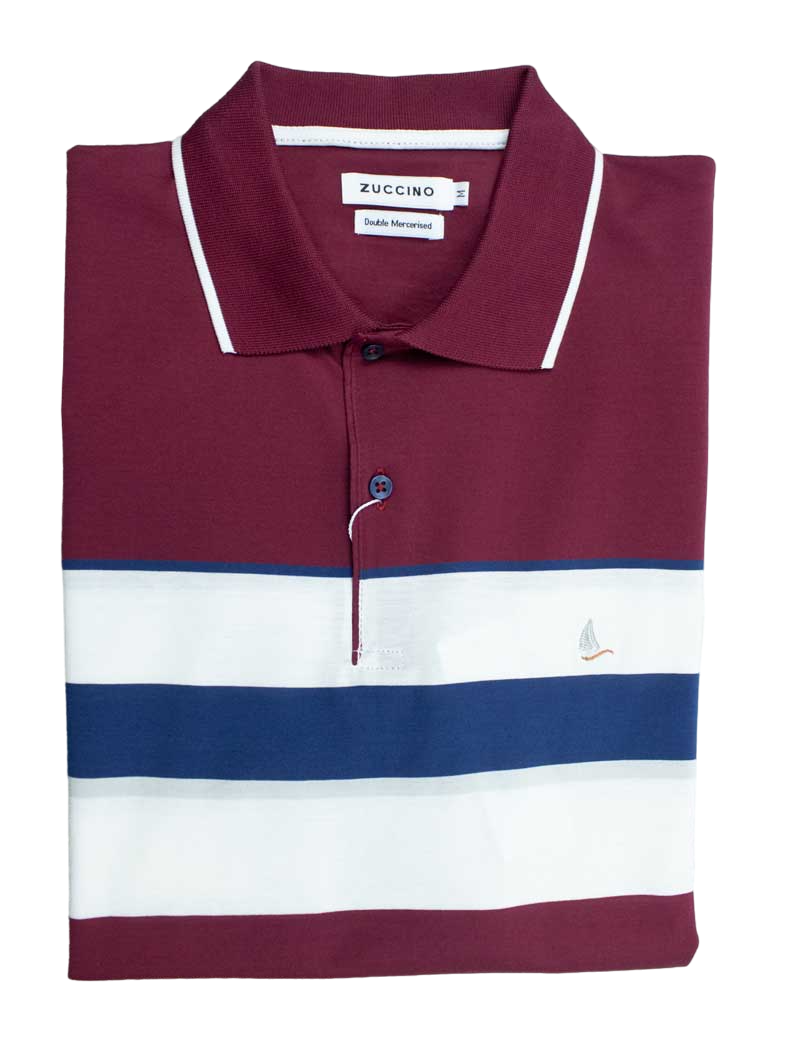 Zuccino Italy Double Mecerised Burgundy Golfer