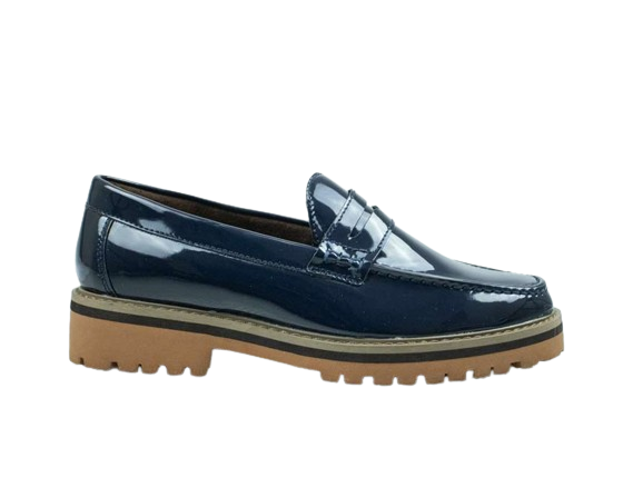 K7 Klevas Men's Navy Moc Shoes