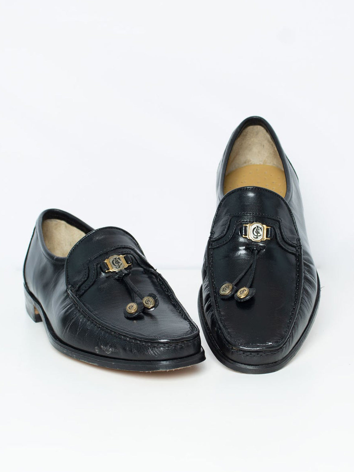 Crockett & Jones Glace Kid Black Moc