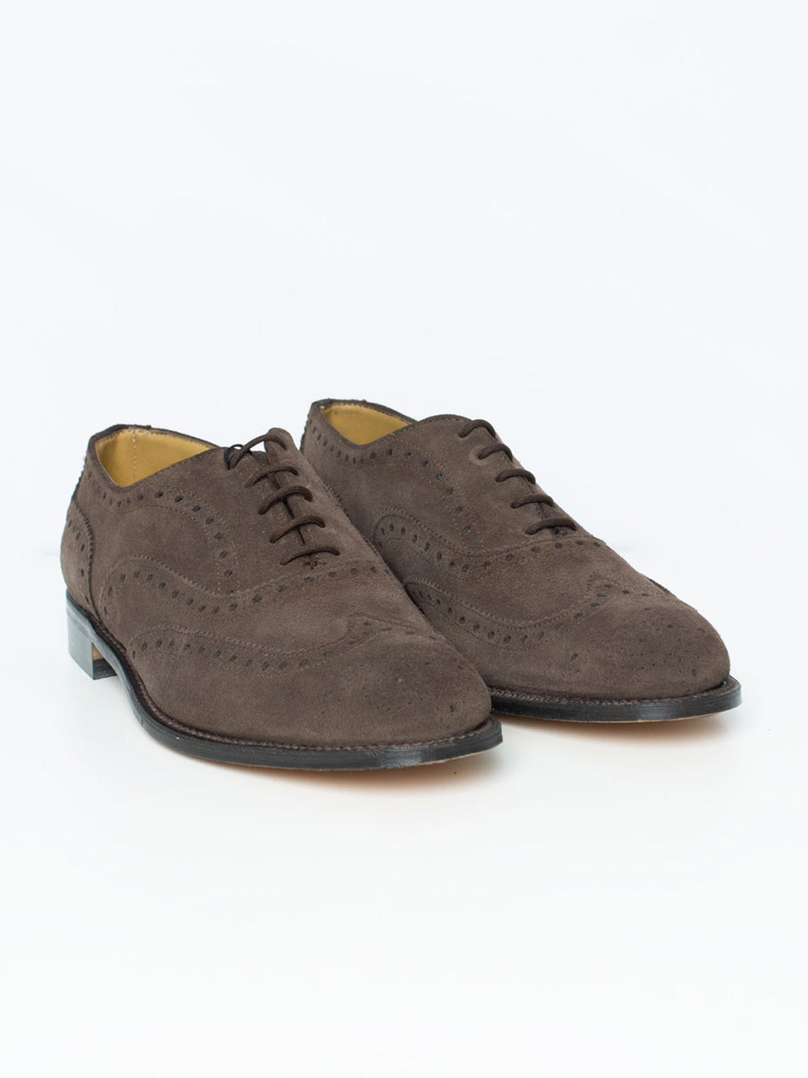 Crockett & Jones Suede Choc