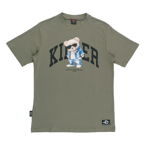 Cutty Baloo Teddy Mochino T-Shirt Olive