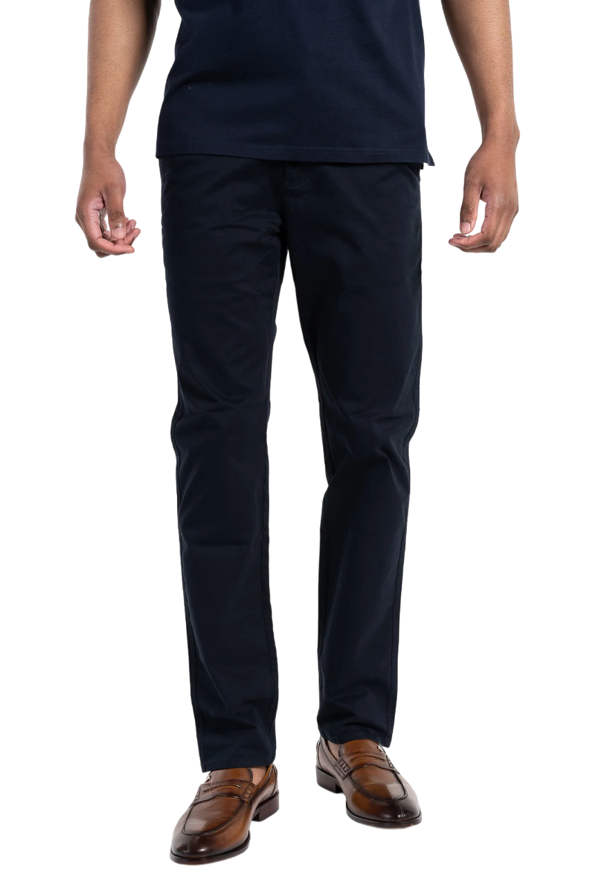 Pringle Navy Tailored Fit Chinos