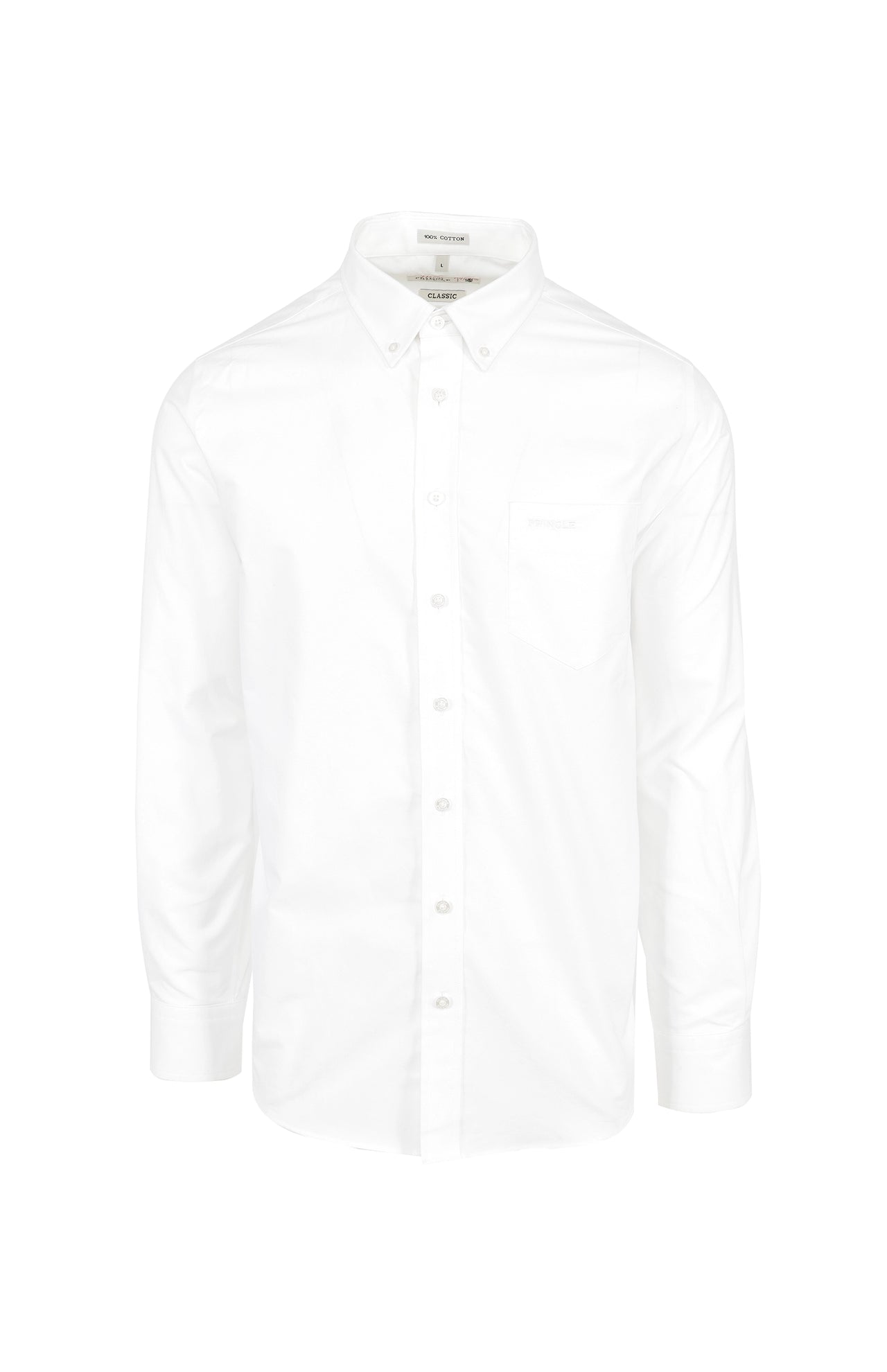 Pringle Of Scotland Bradley White Oxford Shirt