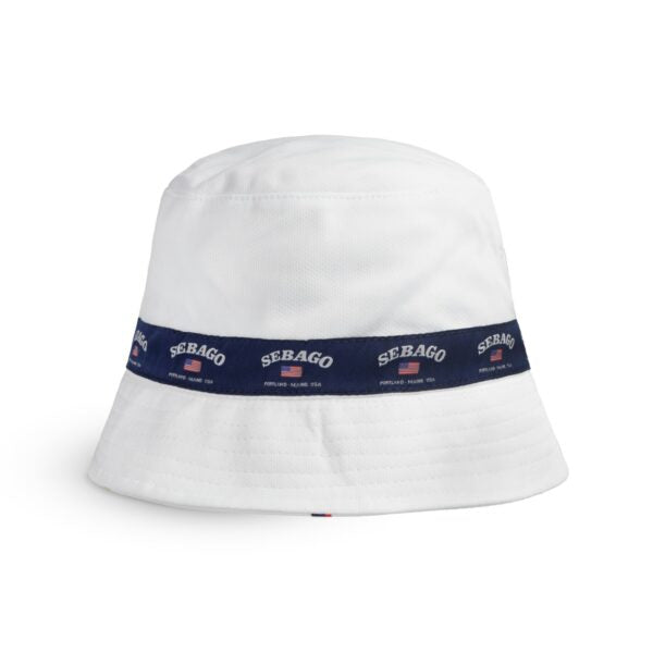 Oar Reversible White Bucket Hat - BOSSINI SA